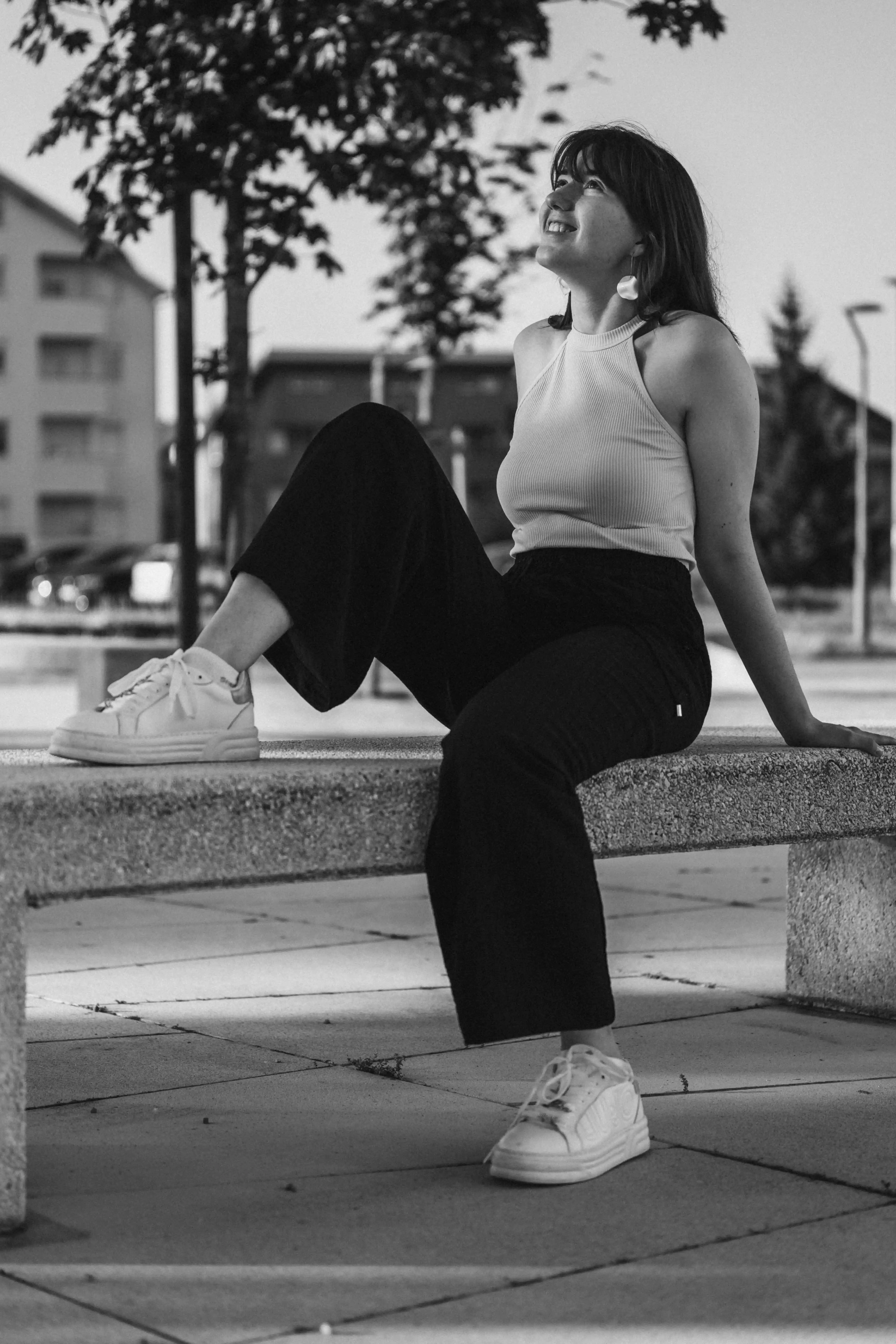 Sara - Urban Portrait (BW)